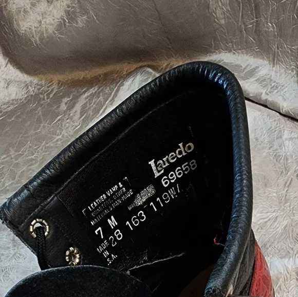 LAREDO ROPER BOOTS SZ 7 - Picture 15 of 16